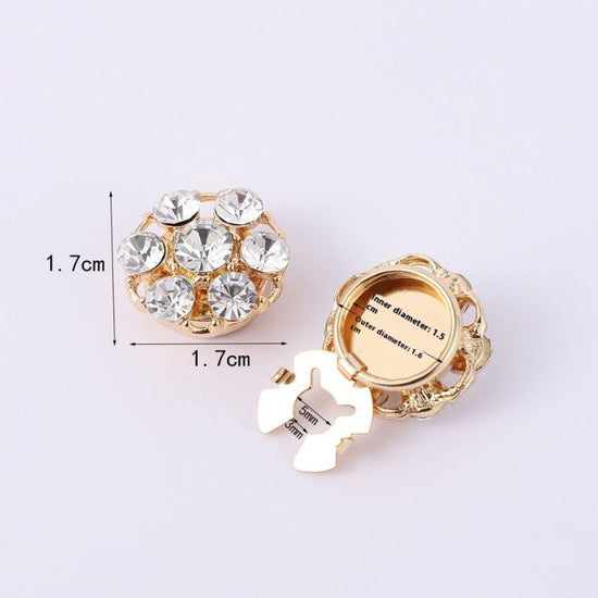 Simple Multi-style Inlaid Rhinestone Cufflinks $10.55 Dana Fashion Color: Style 1 Purity: Pure Natural Women's Accessories Product information: Treatment Process: Pearl Inlay Type: cufflinks Color: Style 1, Style 2, Style 3 Style: Women's Material: Rhines