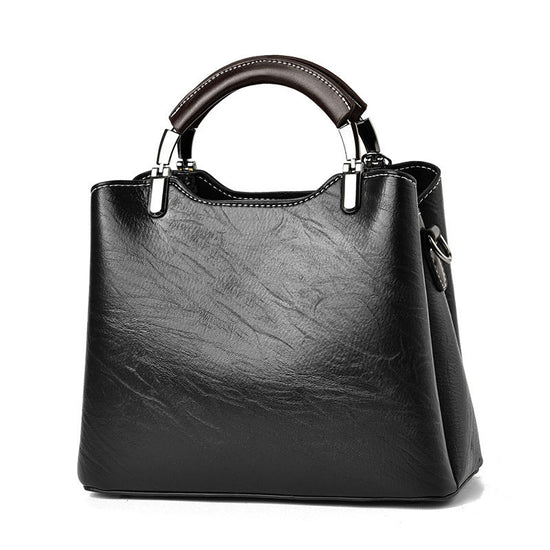 Simple Retro Small Handbag Women $52.73 Dana Fashion Color: Black Women's Bags Product information: Lining texture: polyester cotton Applicable scenario: Daily matching Color: wine red, green, black, light blue, khaki, Brown Outer bag type: slit pocket Ha