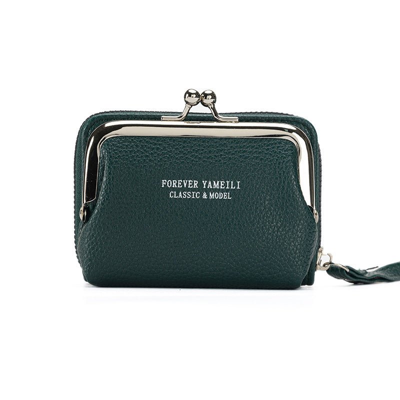 Simple Wallet Women's Short Thin Small Student Wallet $18.94 Dana Fashion Color: Green Women's Bags Product information: Pattern: solid color Lining texture: pu Applicable scenarios: Daily matching Color: black, pink, green, red, yellow, blue, gray, apric