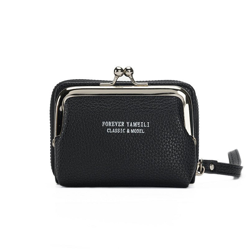 Simple Wallet Women's Short Thin Small Student Wallet $18.94 Dana Fashion Color: Black Women's Bags Product information: Pattern: solid color Lining texture: pu Applicable scenarios: Daily matching Color: black, pink, green, red, yellow, blue, gray, apric