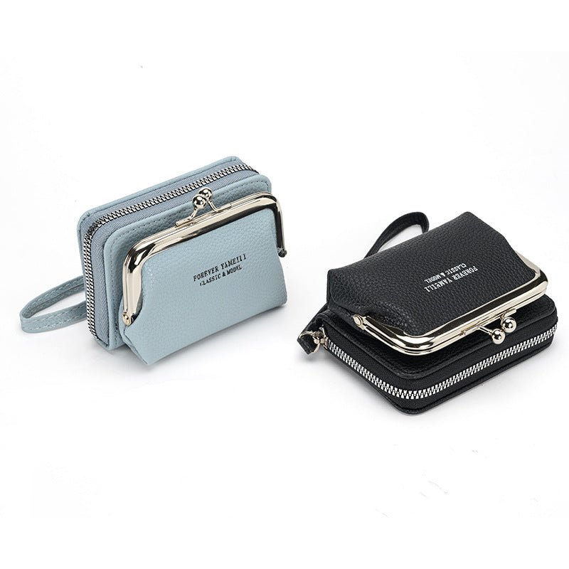 Simple Wallet Women's Short Thin Small Student Wallet $18.94 Dana Fashion Color: Apricot Women's Bags Product information: Pattern: solid color Lining texture: pu Applicable scenarios: Daily matching Color: black, pink, green, red, yellow, blue, gray, apr