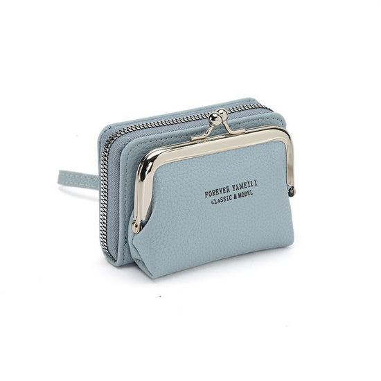 Simple Wallet Women's Short Thin Small Student Wallet $18.94 Dana Fashion Color: Apricot Women's Bags Product information: Pattern: solid color Lining texture: pu Applicable scenarios: Daily matching Color: black, pink, green, red, yellow, blue, gray, apr