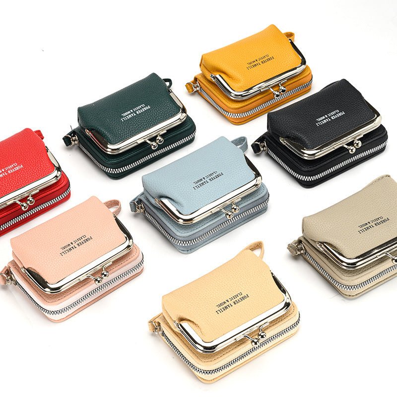 Simple Wallet Women's Short Thin Small Student Wallet $18.94 Dana Fashion Color: Apricot Women's Bags Product information: Pattern: solid color Lining texture: pu Applicable scenarios: Daily matching Color: black, pink, green, red, yellow, blue, gray, apr