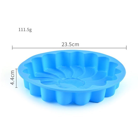 Single Flower Silicone Cake mould $10.73 Dana Fashion default: default Dana's Kitchen Size:23cm*4cm Mold weight:134g Material:food grade silicone