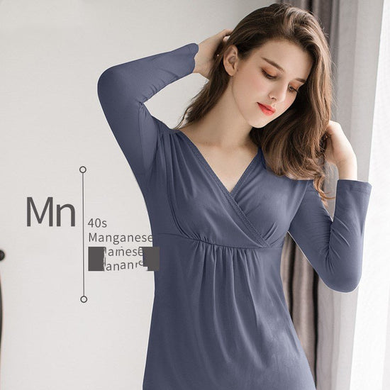 Single piece of autumn clothing for pregnant women $21.99 Dana Fashion Color: Deep gray Size: L Baby & Mother Fabric name: Modal Main fabric composition: Modal Main fabric ingredient content: 48 (%) 1. Asian sizes are 1 to 2 sizes smaller than European an
