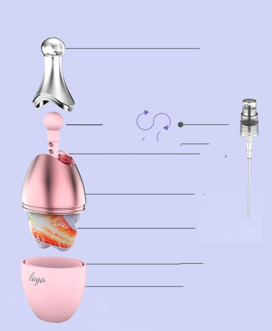 Skin Care Beauty Lifting Contouring Tool Silicone Ice Cube T $22.30 Dana Fashion Color: Dblue 7.0x161.0 Beauty Tools Product information : Product name: silica gel spray ice cube Material: ABS+FDA silica gel Color: crystal blue/crystal dream powder/crysta