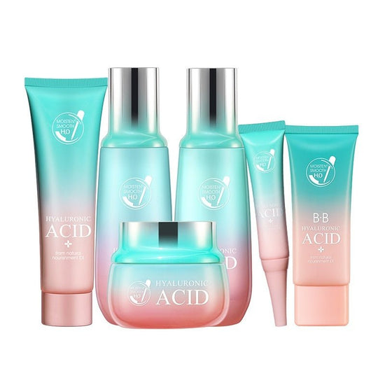Skin Care Product Set Hyaluronic Acid Moisturizing Facial Care $17.47 Dana Fashion Product Specification: Bb Cream Beauty Tools Product information: Applicable people: Ladies Specification: Standard specifications Applicable skin type: Universal Net conte