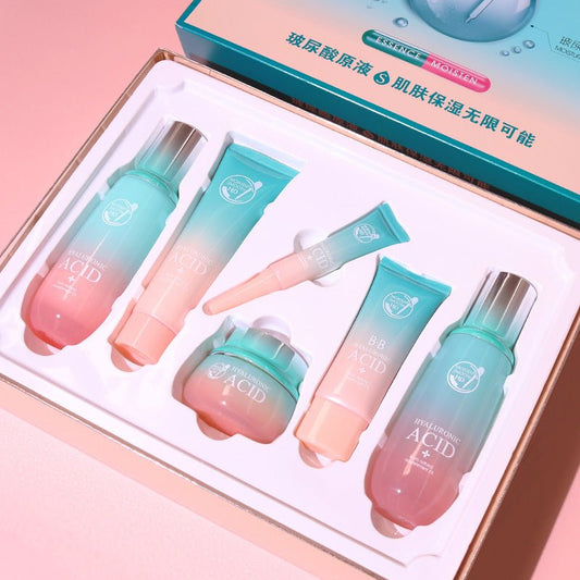 Skin Care Product Set Hyaluronic Acid Moisturizing Facial Care $17.47 Dana Fashion Product Specification: Bb Cream Beauty Tools Product information: Applicable people: Ladies Specification: Standard specifications Applicable skin type: Universal Net conte