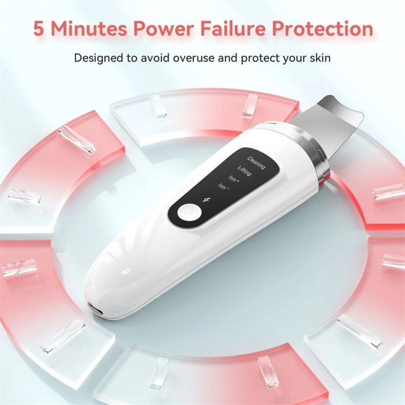 Skin Scrubber Face Spatula Facial Skin Exfoliator Scraper And Blackhead Remover Pore Cleaner With Face Lifting Deep Cleansing Face Lifting Machine For Blackhead Extractor $32.00 Dana Fashion Color: White Beauty Tools Key Features: Ultrasonic Deep Cleansin