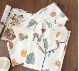 Sleepwear Cotton 100% Thin Maternity Wear $34.22 Dana Fashion Style: White fruit Size: L Baby & Mother Item specifics Style: Traditional Type: Pajama Sets Material: Polyester Pattern Type: Solid Dresses length: Ankle-Length Sleeve Length: Full Collar: Tur