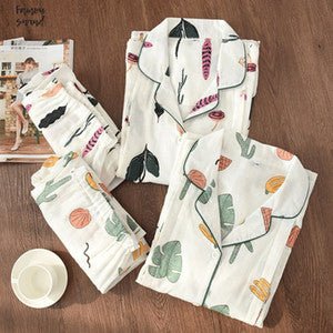 Sleepwear Cotton 100% Thin Maternity Wear $34.22 Dana Fashion Style: White fruit Size: L Baby & Mother Item specifics Style: Traditional Type: Pajama Sets Material: Polyester Pattern Type: Solid Dresses length: Ankle-Length Sleeve Length: Full Collar: Tur