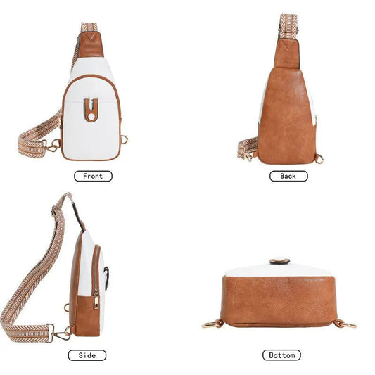Sling Bag For Women Crossbody Fanny Packs For Women Leather Sling Chest Bag With Adjustable Strap Beige Brown $29.00 Dana Fashion Color: Beige Brown Women's Bags High Quality Material - Telena sling bag for women is made of soft, non-toxic and odorless fa