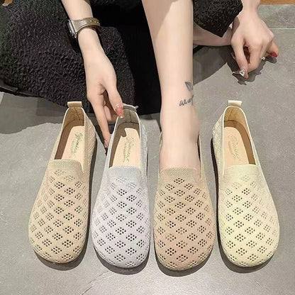 Slip - on Fly - kit Mesh Breathable Casual Women's ShoesDana FashionDana FashionSlip - on Fly - kit Mesh Breathable Casual Women's Shoes