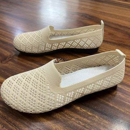 Slip - on Fly - kit Mesh Breathable Casual Women's ShoesDana FashionDana FashionSlip - on Fly - kit Mesh Breathable Casual Women's Shoes