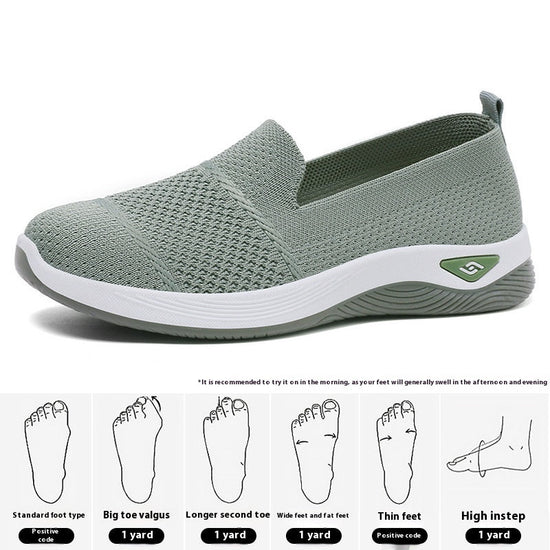 Slip-on Mother's Shoes Soft Sole Lightweight Old Beijing Cloth Shoes Shallow Mouth $27.14 Dana Fashion Color: Cyan Size: 36 Women's shoes Product information: Toe holder shape: round head Color: G-SK12 Black, G-SK12 Gray, G-SK12 cyan, G-SK12 khaki, G-SK12