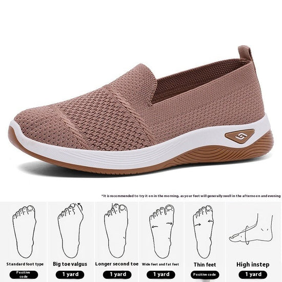 Slip-on Mother's Shoes Soft Sole Lightweight Old Beijing Cloth Shoes Shallow Mouth $27.14 Dana Fashion Color: Khaki Size: 36 Women's shoes Product information: Toe holder shape: round head Color: G-SK12 Black, G-SK12 Gray, G-SK12 cyan, G-SK12 khaki, G-SK1