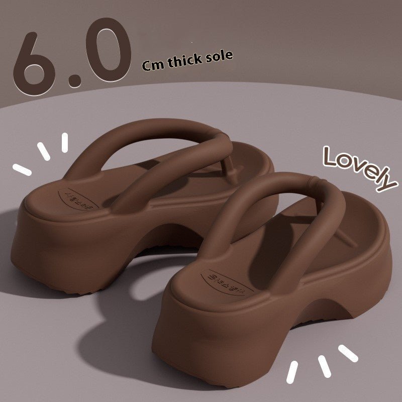 Slippers Non-slip Home EVA Platform $34.50 Dana Fashion Color: Brown Size: 36to37 Women's shoes Product information: Color: white, brown, black, Rose Red Size: 36-37,38-39,40-41 Sole craft: injection moulded shoes Style: flip flops Thickness: Single Shoe