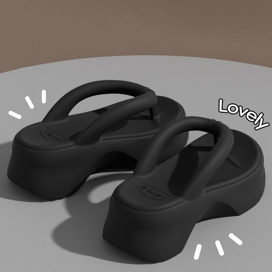 Slippers Non-slip Home EVA Platform $34.50 Dana Fashion Color: Black Size: 36to37 Women's shoes Product information: Color: white, brown, black, Rose Red Size: 36-37,38-39,40-41 Sole craft: injection moulded shoes Style: flip flops Thickness: Single Shoe