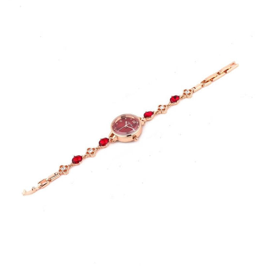 Small Green Watch Simple Elegant Women's Bracelet Watch Gift Watch Jade Watch $24.88 Dana Fashion Color: Red Women's Accessories Product information: Color: red, blue, green Applicable people: general Style: Casual Strap material: Alloy Watchcase material