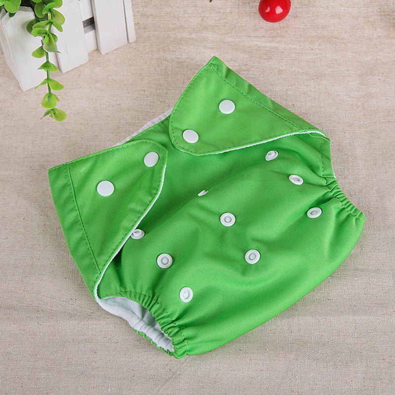 Small Washable Diapers For Babies And Toddlers $8.81 Dana Fashion Color: Green style: Grid Baby & Mother Product information: Material: polyester fiber Applicable age: 6-12 months, 1-3 years old, 0-6 months Applicable people: unlimited Color: green Specif