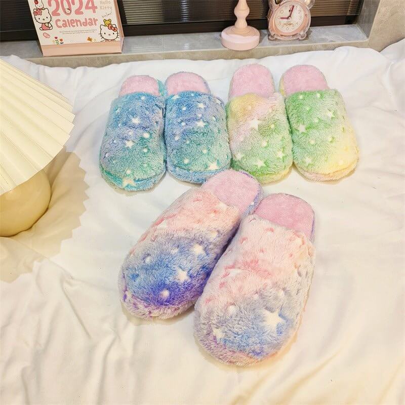 Soft Bottom Indoor Outdoor Slippers Warm Shoes Women $34.50 Dana Fashion Color: Blue Size: 36 To 37 Women's shoes Product information: Pattern: solid color Lining material: artificial velboa Color: purple, green, blue Whether to use USB: no Size: 36-37,38