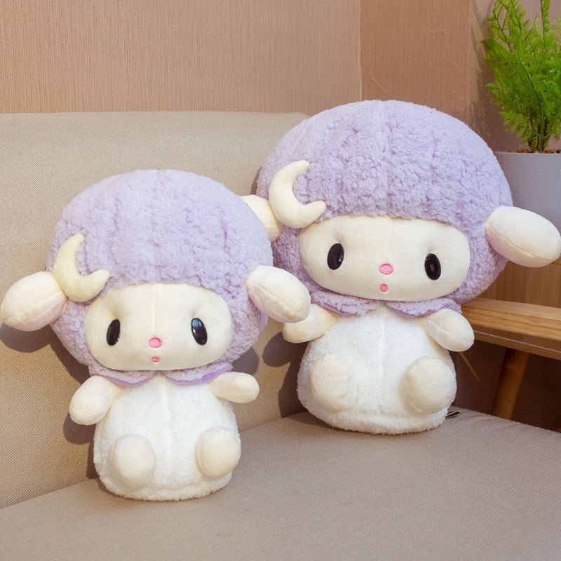 Soft Cute Lamb Doll Toy Sheep Doll $26.05 Dana Fashion Color: Purple Size: 30cm Toys & Hobbies Product Information: Is the modeling cartoon or animation: No Animal classification: Sheep Packing method: Net bag Filling material: PP cotton Plush classificat
