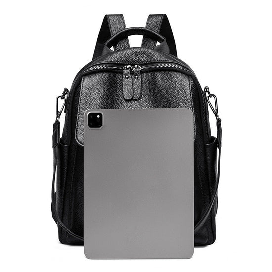 Soft Leather Fashion Trend Multipurpose All-matching Large-capacity Backpack $79.99 Dana Fashion Color: Black Women's Bags Product information: Lining texture: Polyester Applicable scenarios: Daily matching Color: black, yellow Brown Outer bag type: Sandw