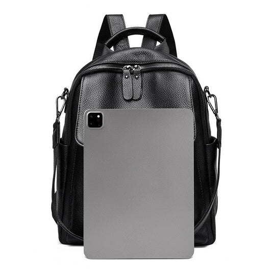 Soft Leather Fashion Trend Multipurpose All-matching Large-capacity Backpack $79.99 Dana Fashion Color: Black Women's Bags Product information: Lining texture: Polyester Applicable scenarios: Daily matching Color: black, yellow Brown Outer bag type: Sandw