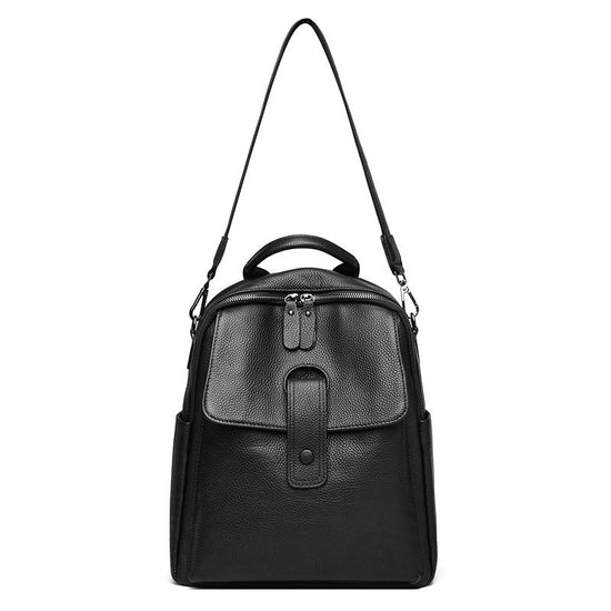 Soft Leather Fashion Trend Multipurpose All-matching Large-capacity Backpack $79.99 Dana Fashion Color: Black Women's Bags Product information: Lining texture: Polyester Applicable scenarios: Daily matching Color: black, yellow Brown Outer bag type: Sandw