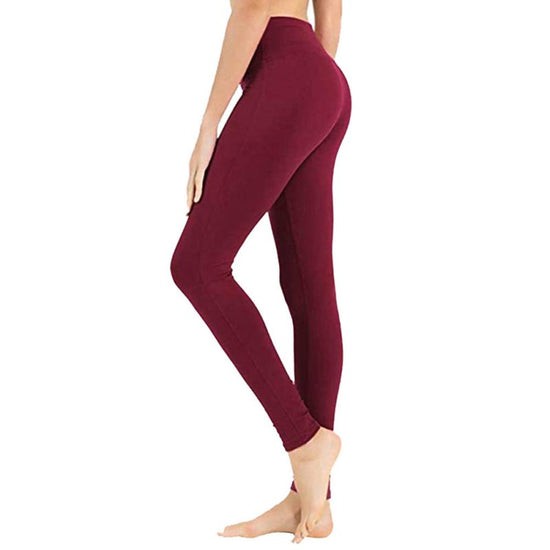 Solid Color High Waist Cropped Leggings $20.88 Dana Fashion Color: Pure Wine Red Size: LtoXL Women's clothing معلومات المنتج: اللون: أحمر نبيذ نقي، أزرق سادة، كركم سادة، أرجواني سادة، زيتوني سادة، قرمزي سادة، رمادي سادة أخضر، قهوة سادة، بني سادة متوسط ​​ا