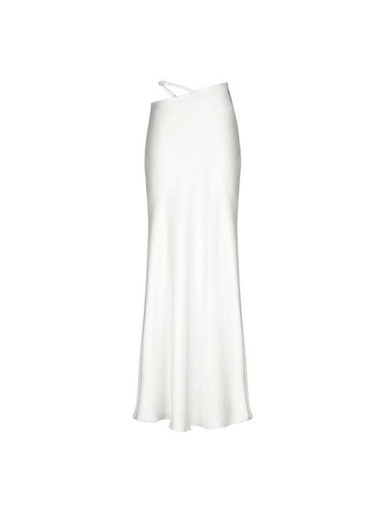 Solid Color Hollow-out Bodycon Maxi Skirt $45.50 Dana Fashion Color: White Size: L Women's clothing Product information: Pattern: None Fabric name: Polyester Skirt type: hip skirt Color: white, black, brown, red Elasticity: Micro elasticity Main fabric co