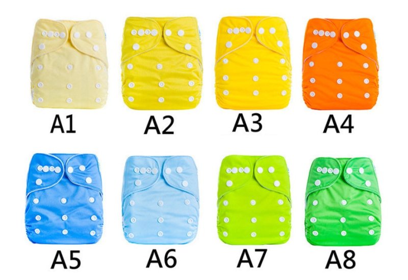 Solid color leak-proof baby diaper pants $12.47 Dana Fashion Color: 10A Baby & Mother Material: Brushed cloth lining Applicable people: unlimited Applicable age: 0-12 months Suitable weight: 3-15kg Opening: single opening Lining: bamboo charcoal Craft: se