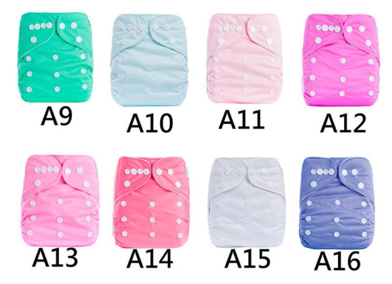 Solid color leak-proof baby diaper pants $12.47 Dana Fashion Color: 10A Baby & Mother Material: Brushed cloth lining Applicable people: unlimited Applicable age: 0-12 months Suitable weight: 3-15kg Opening: single opening Lining: bamboo charcoal Craft: se