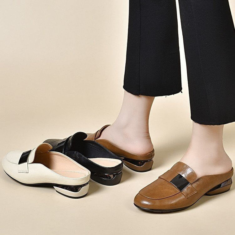 Solid Color Round Toe Low-top Women's Leather Shoes $32.50 Dana Fashion Color: Black 3CM Size: 35 Baby & Mother Product information: Color: Black 3cm, white 3cm, khaki 3cm Size: 35, 36, 37, 38, 39, 40, 41 Toe holder shape: round head Shoe Upper material: