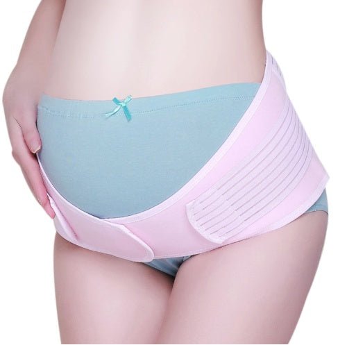 Soothing pregnant women's backache, pregnant special breathable stomach lift belt, fetus, postpartum postpartum pelvic recovery, abdomen belt $24.12 Dana Fashion Color: Pink Baby & Mother Size: Length105cm, wideth18cm Department Name: Maternity Gender: Wo
