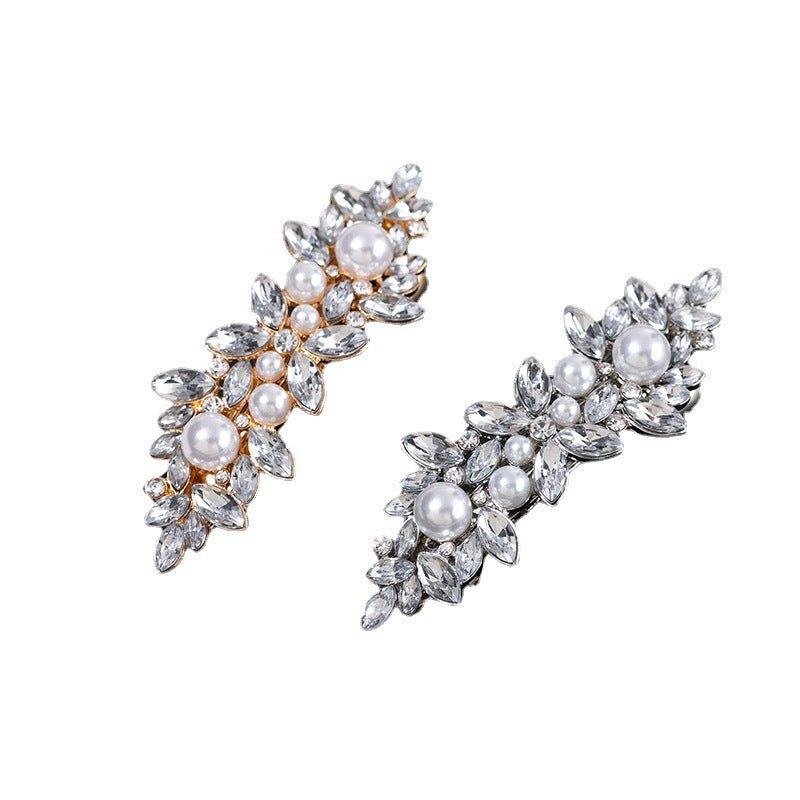 South Korea Rhinestone Bangs Side Clip $9.37 Dana Fashion Color: Color Silver Bottom Women's Accessories Product information: Treatment Process: Electroplating Color: silver, gold, rhinestone, gold, rhinestone, silver, color, Gold Bottom, green, gold bott