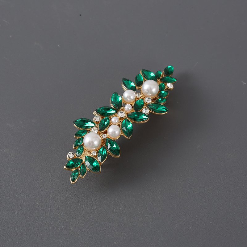 South Korea Rhinestone Bangs Side Clip $9.37 Dana Fashion Color: Green Gold Bottom Women's Accessories Product information: Treatment Process: Electroplating Color: silver, gold, rhinestone, gold, rhinestone, silver, color, Gold Bottom, green, gold bottom