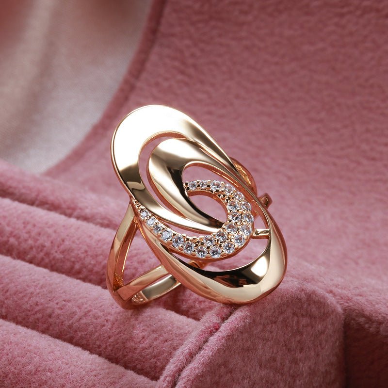 Special-interest Design Geometric Natural Zircon 585 Ring For Women $18.00 Dana Fashion Color: Z0823 Ring Size: No 10 Women's Accessories Product information: Type: Ring, ring Treatment Process: Electroplating Color: Z0823 Size: no.7, no.8, no.9, no.10, n