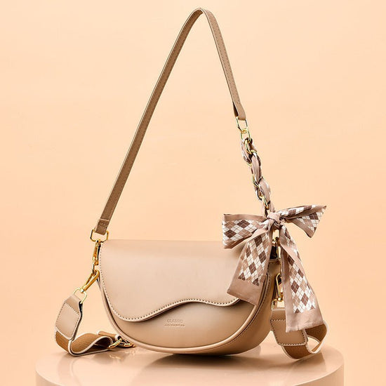 Special Interest Light Luxury Fall Winter Fashion Underarm Saddle Bag $37.99 Dana Fashion Color: Khaki Women's Bags Product information: Lining texture: polyester cotton Applicable scenario: Daily configuration Color: Black, Brown, wine red, khaki, khaki