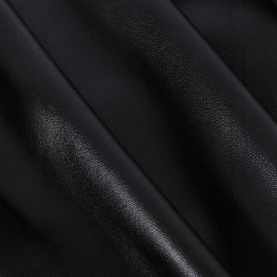 Split Leather Skirt Leather High Waist Sheath Skirt $65.50 Dana Fashion Color: Black Size: L Women's clothing Product information: Fabric name: Polyester Skirt type: hip skirt Color: Black Elasticity: inelastic Main fabric composition: Polyester (polyeste