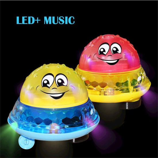 Spray Water Light Rotate With Shower Pool Kids Toys For Children Toddler Swimming Party $32.31 Dana Fashion Color: 2pcs Toys & Hobbies Overview: Install the battery, press the switch, the toy of the water ball will turn automatically, and spray the water