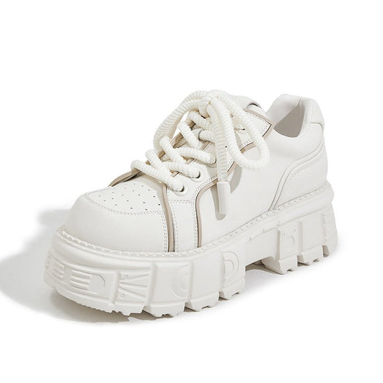 Spring Muffin Bottom Fashion All-match Height Increasing Casual Leather Shoes $69.99 Dana Fashion Color: Beige Size: 35 Women's shoes Product information: Pattern: solid color Color: beige, pink Size: 35, 36, 37, 38, 39, 40 Sole craft: viscose shoes Sole