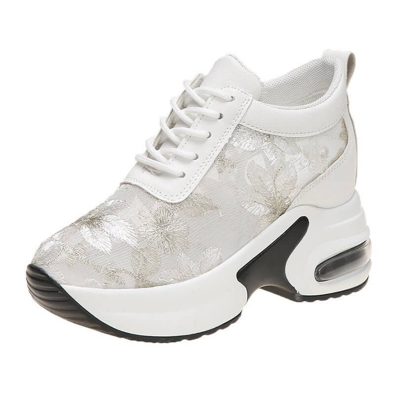 Spring New Sports Style Mesh Lace Casual Shoes $50.90 Dana Fashion Color: Black Size: 35 Women's shoes Product information: Product category: Sports casual shoes Style: sports Applicable gender: female Upper material: mesh Popular elements: hollow out Toe