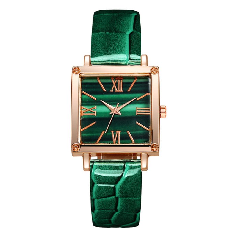 Square Belt Watch Gem Bracelet Suit $49.94 Dana Fashion Color: Black Suit Women's Accessories Product information: Color: green suit, blue suit, red suit, black suit Movement type: Quartz Crown type: Spiral crown Case back type: Ordinary Mirror material: