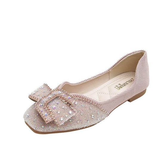Square Toe Four Seasons Low-cut Rhinestone Pumps Pumps Plus Size Women's Shoes $49.90 Dana Fashion Color: Pink Size: 33 Women's shoes Product information: Pattern: solid color Lining material: imitation leather Applicable sports: Hiking Color: green, apri