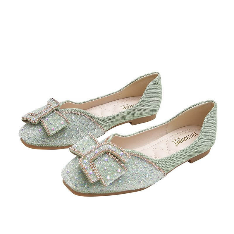 Square Toe Four Seasons Low-cut Rhinestone Pumps Pumps Plus Size Women's Shoes $49.90 Dana Fashion Color: Apricot Size: 33 Women's shoes Product information: Pattern: solid color Lining material: imitation leather Applicable sports: Hiking Color: green, a