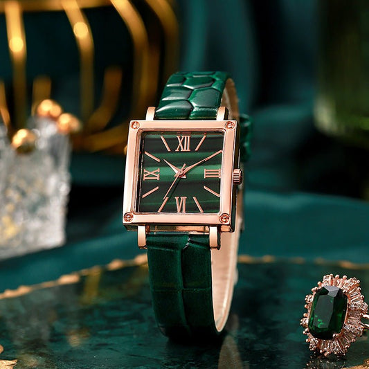 Square Watch Affordable Luxury Fashion Bamboo Pattern $13.44 Dana Fashion Color: Black Women's Accessories Product information: Color: white, black, pink, green, red, blue Thickness: 7mm Mirror material: ordinary glass mirror Buckle style: pin buckle Watc