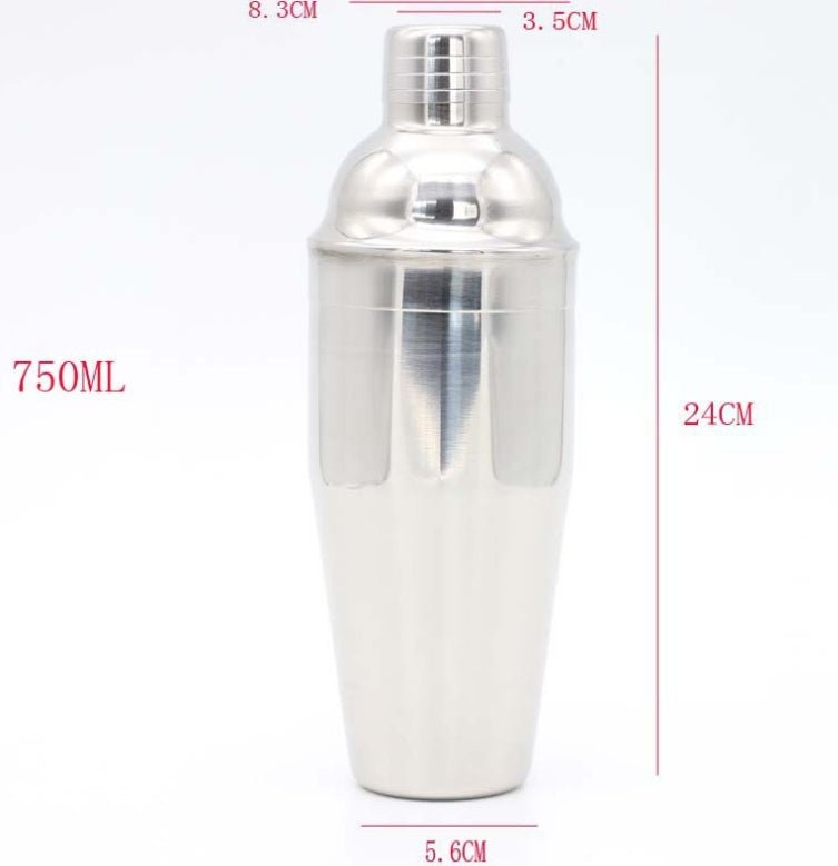 Stainless Steel Cocktail Shaker Ice Bucket Six-piece Set $60.18 Dana Fashion style: 16pcs Size: 550ml Dana's Kitchen Overview: The surface of this product is polished The surface can also be customized according to guests' preferences. It is exquisitely m