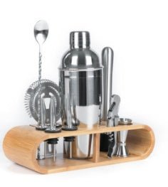 Stainless Steel Cocktail Shaker Ice Bucket Six-piece Set $60.18 Dana Fashion style: 16pcs Size: 550ml Dana's Kitchen Overview: The surface of this product is polished The surface can also be customized according to guests' preferences. It is exquisitely m
