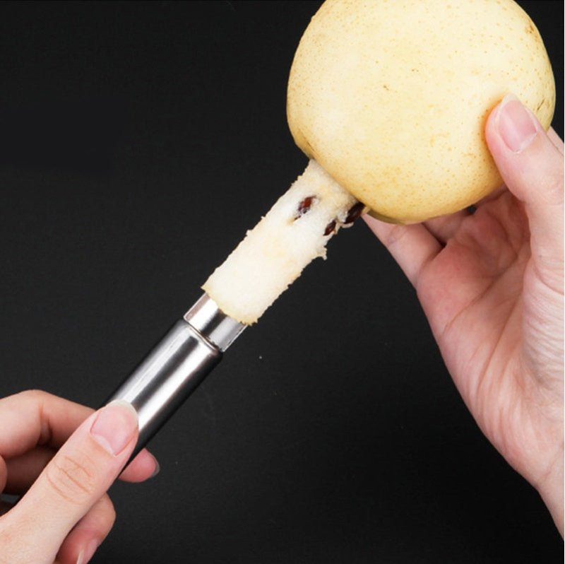 Stainless Steel Easy to use Pineapple Peeler Accessories Pineapple Slicers Fruit Cutter Corer Slicer Kitchen Tools $11.02 Dana Fashion Color: 0.8cm Dana's Kitchen Overview: Excellent and easy to use. Perfectly designed to peel, core, and sliced pineapples